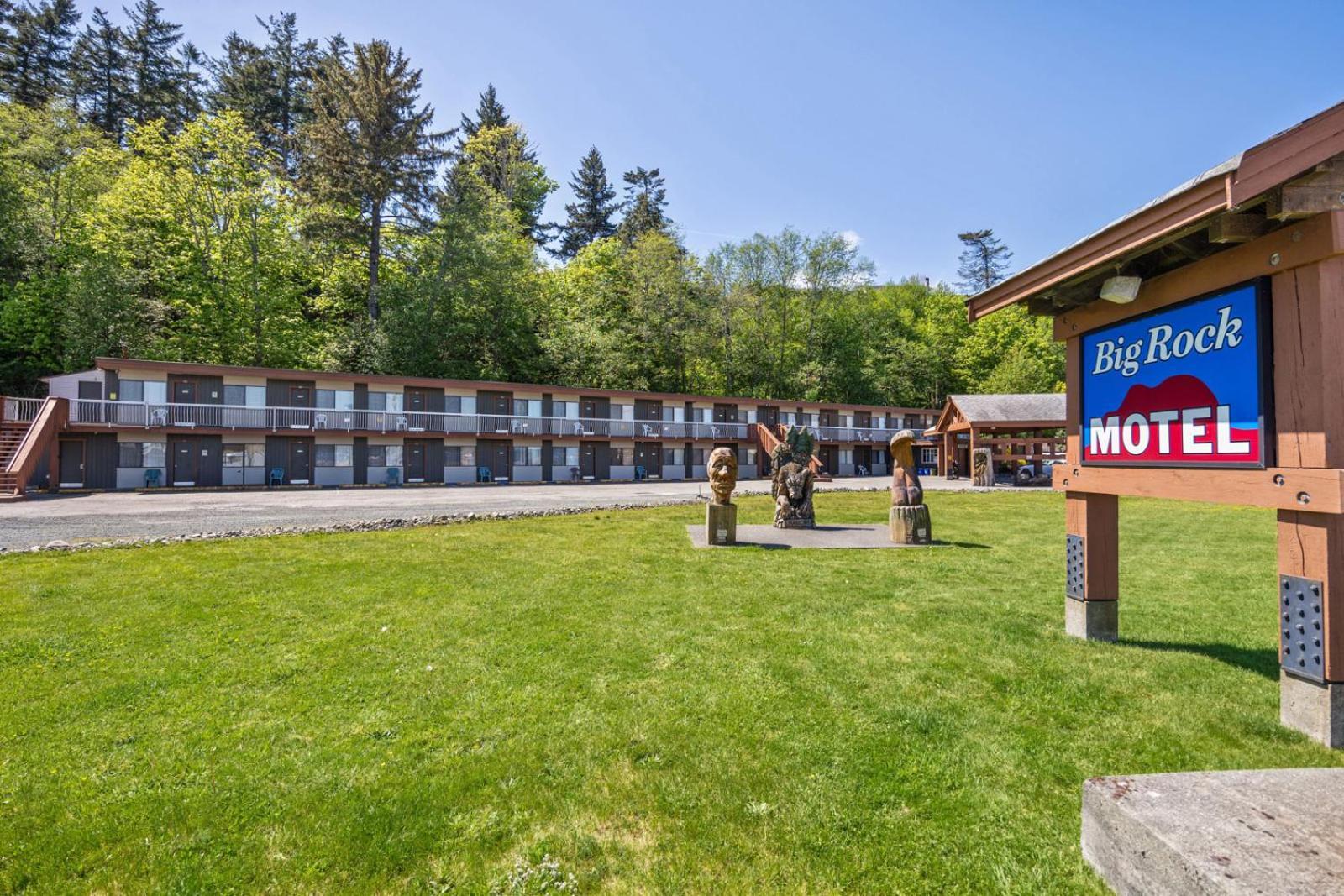 Big Rock Motel Campbell River Dış mekan fotoğraf